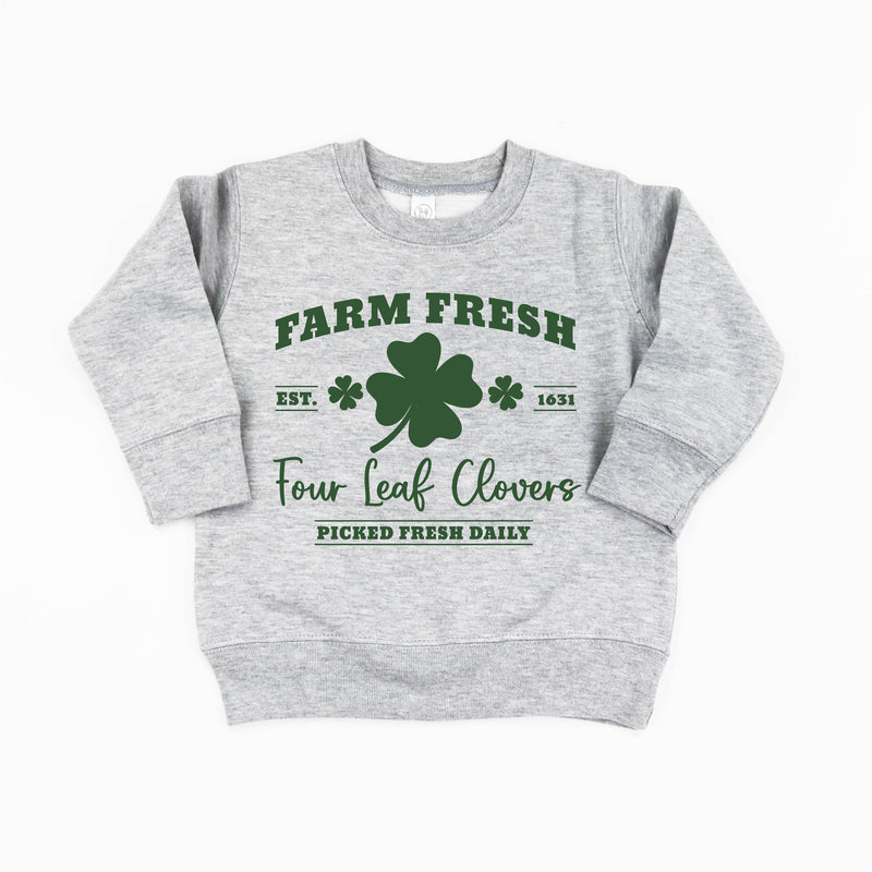 Farm Fresh Four Leaf Clovers - Child Sweater