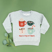 Have A Cup Of Cheer - Child Sweater Little Mama Shirt Shop