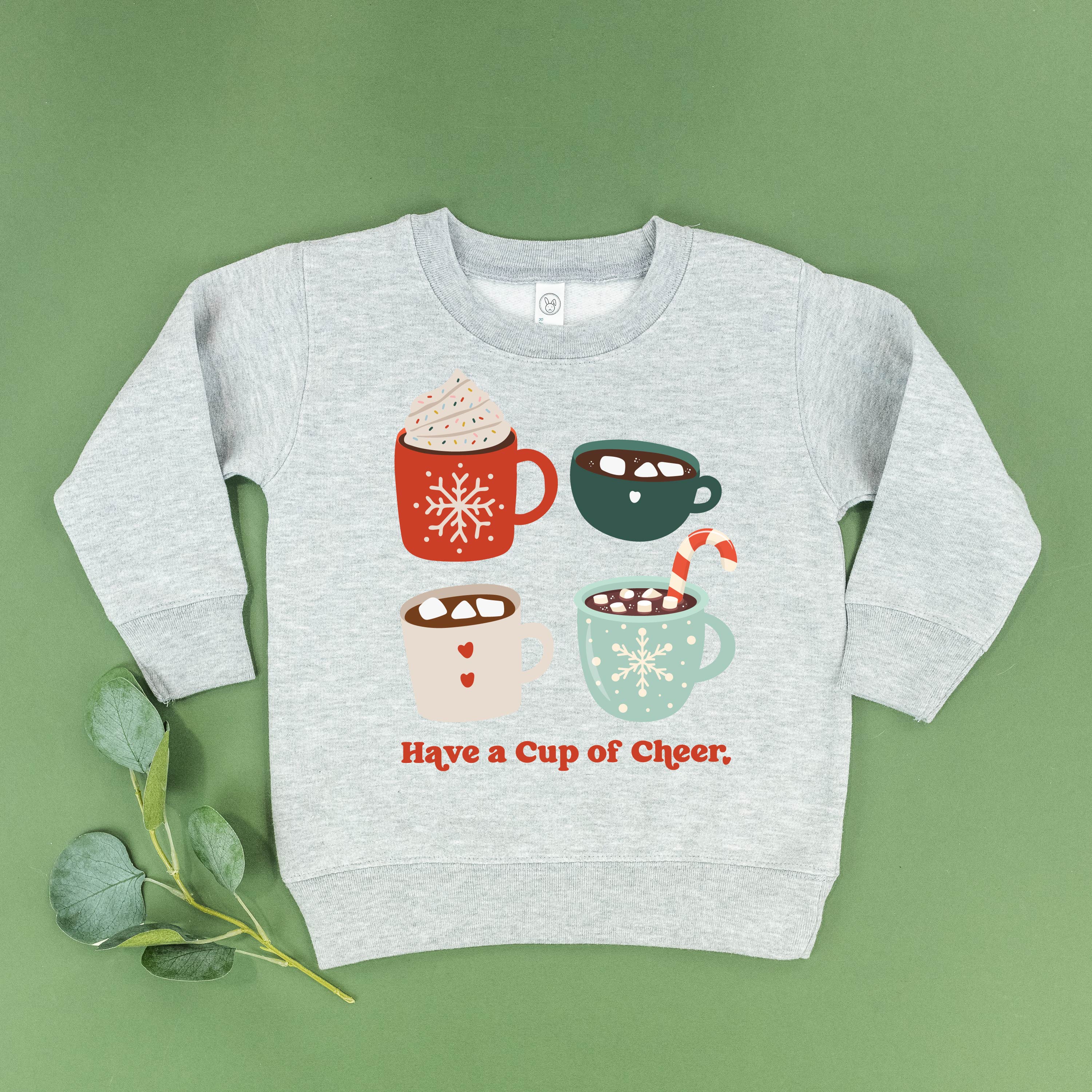 Have A Cup Of Cheer - Child Sweater Little Mama Shirt Shop