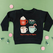 Have A Cup Of Cheer - Child Sweater Little Mama Shirt Shop