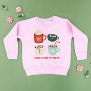 Have A Cup Of Cheer - Child Sweater Little Mama Shirt Shop