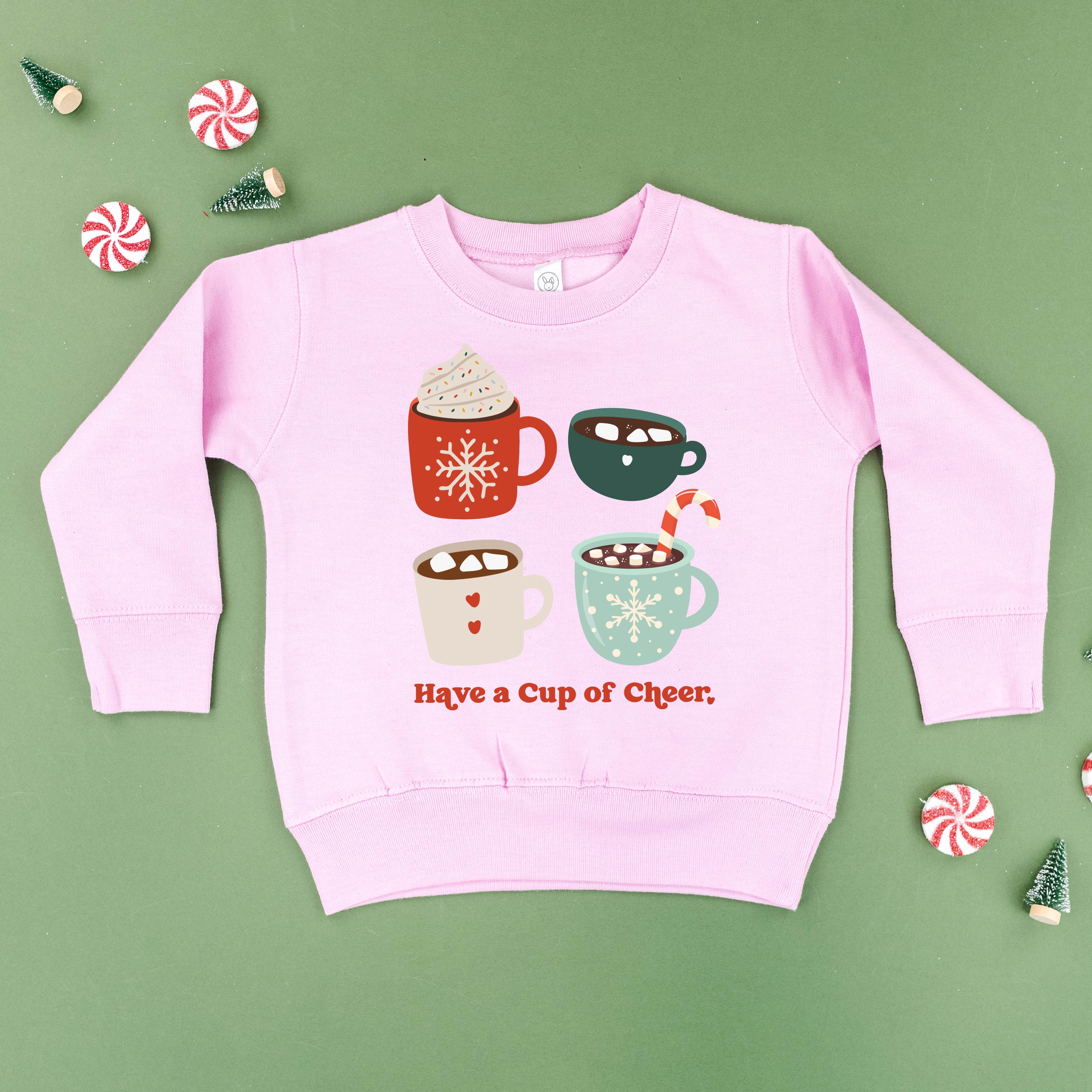Have A Cup Of Cheer - Child Sweater Little Mama Shirt Shop