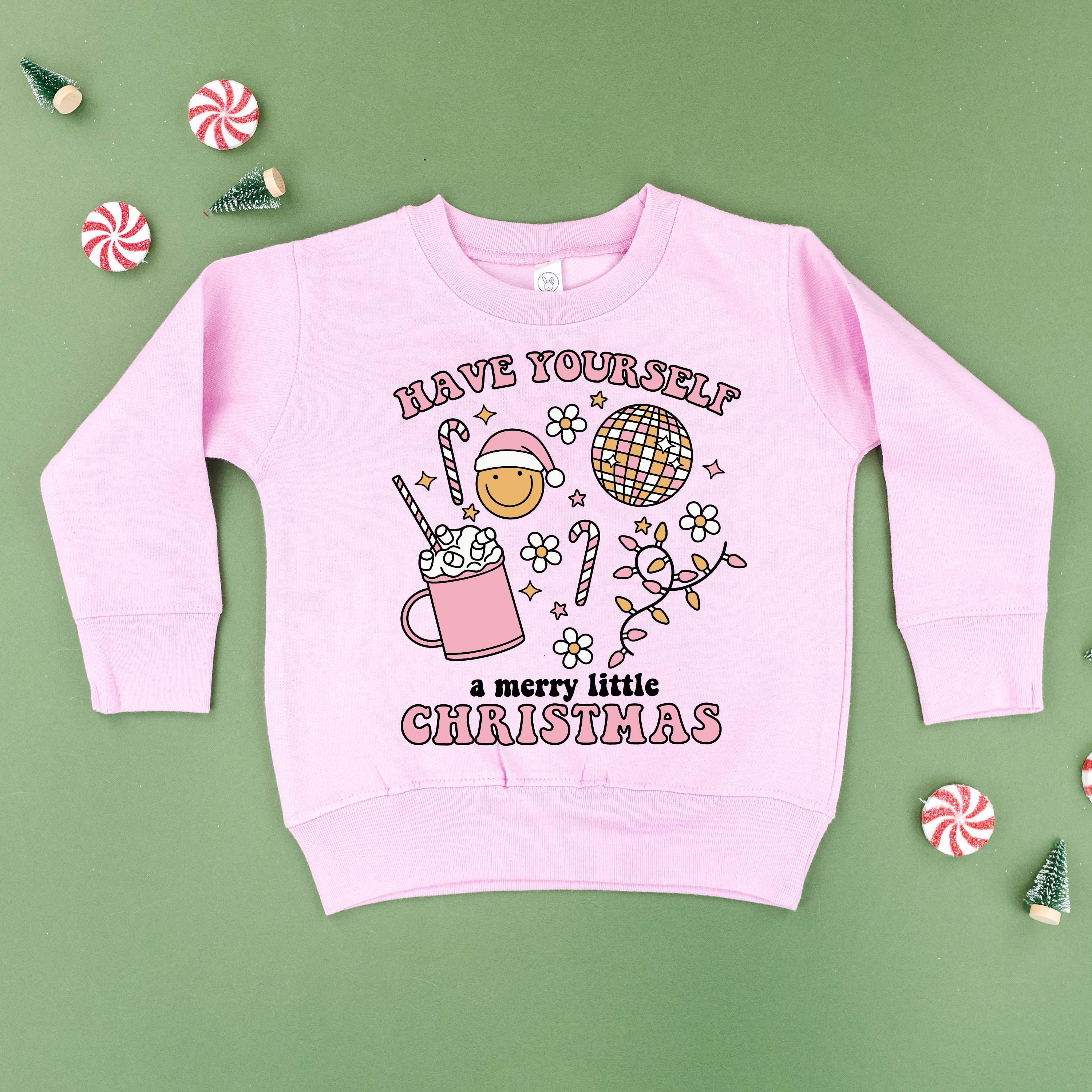 Have Yourself A Merry Little Christmas - Child Sweater Little Mama Shirt Shop