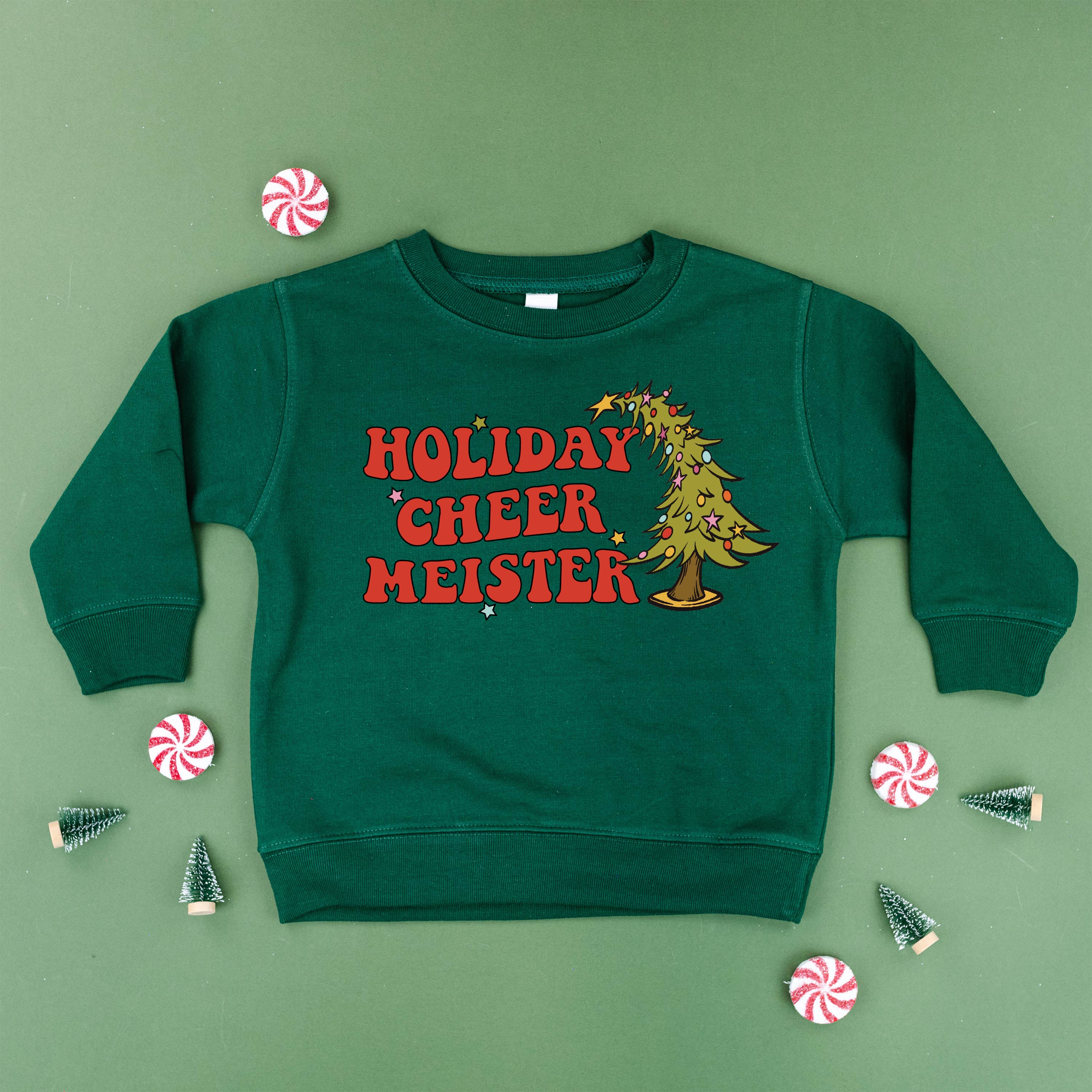 Holiday Cheer Meister - Child Sweater Little Mama Shirt Shop