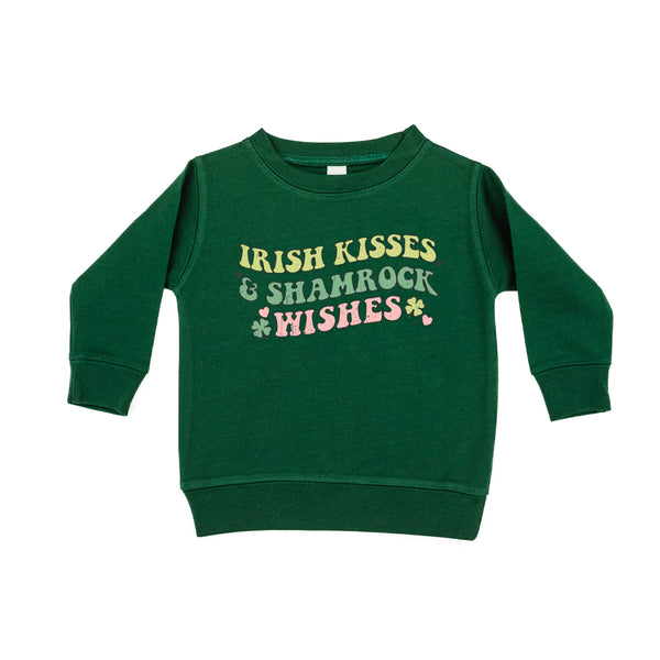 Irish Kisses & Shamrock Wishes - Child Sweater