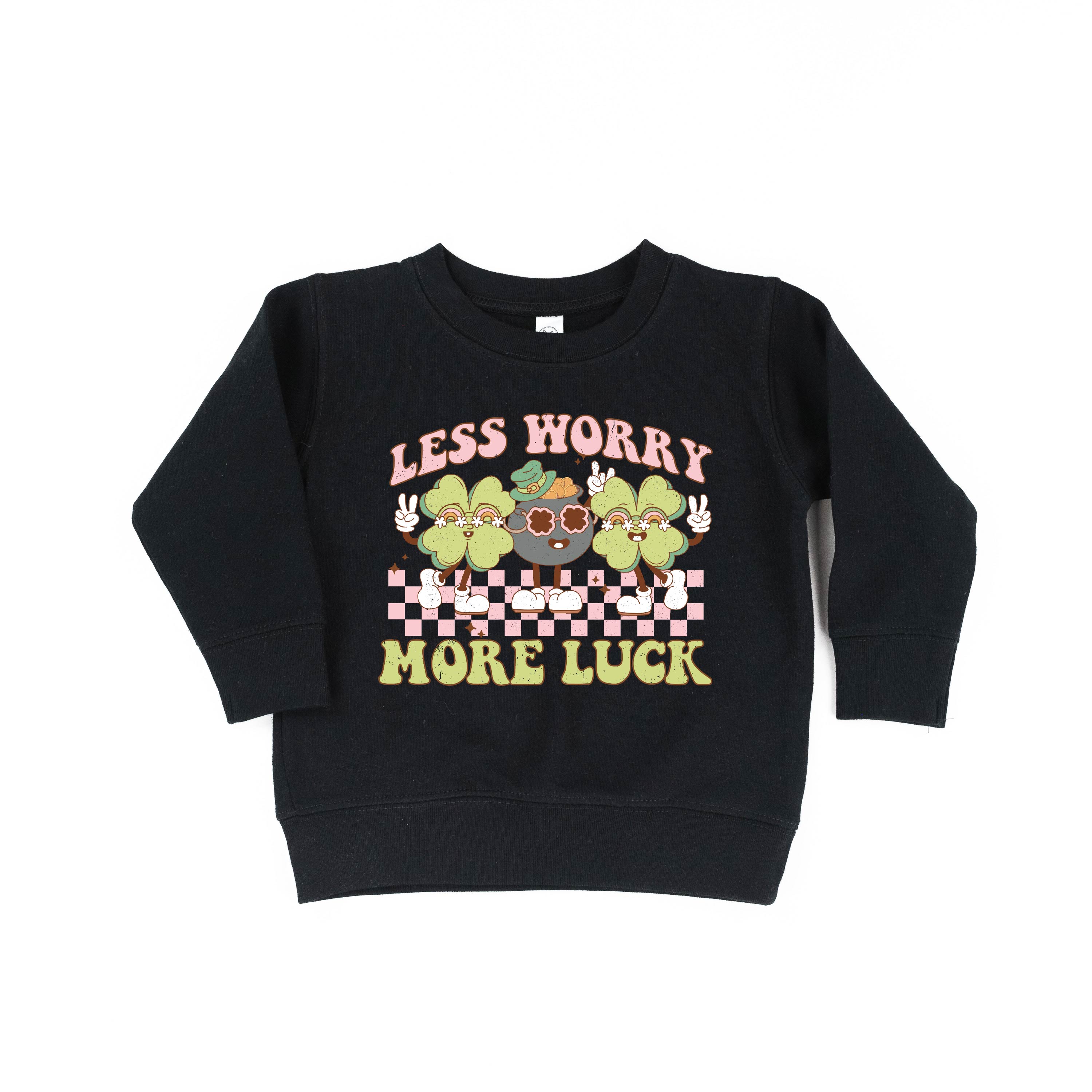 Less Worry More Luck - Child Sweater Little Mama Shirt Shop