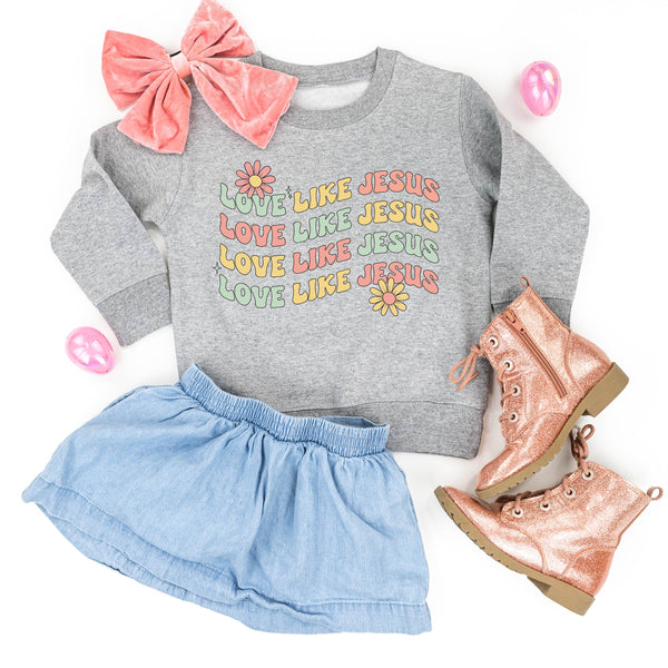 child_sweaters_love_like_Jesus_girl_little_mama_shirt_shop