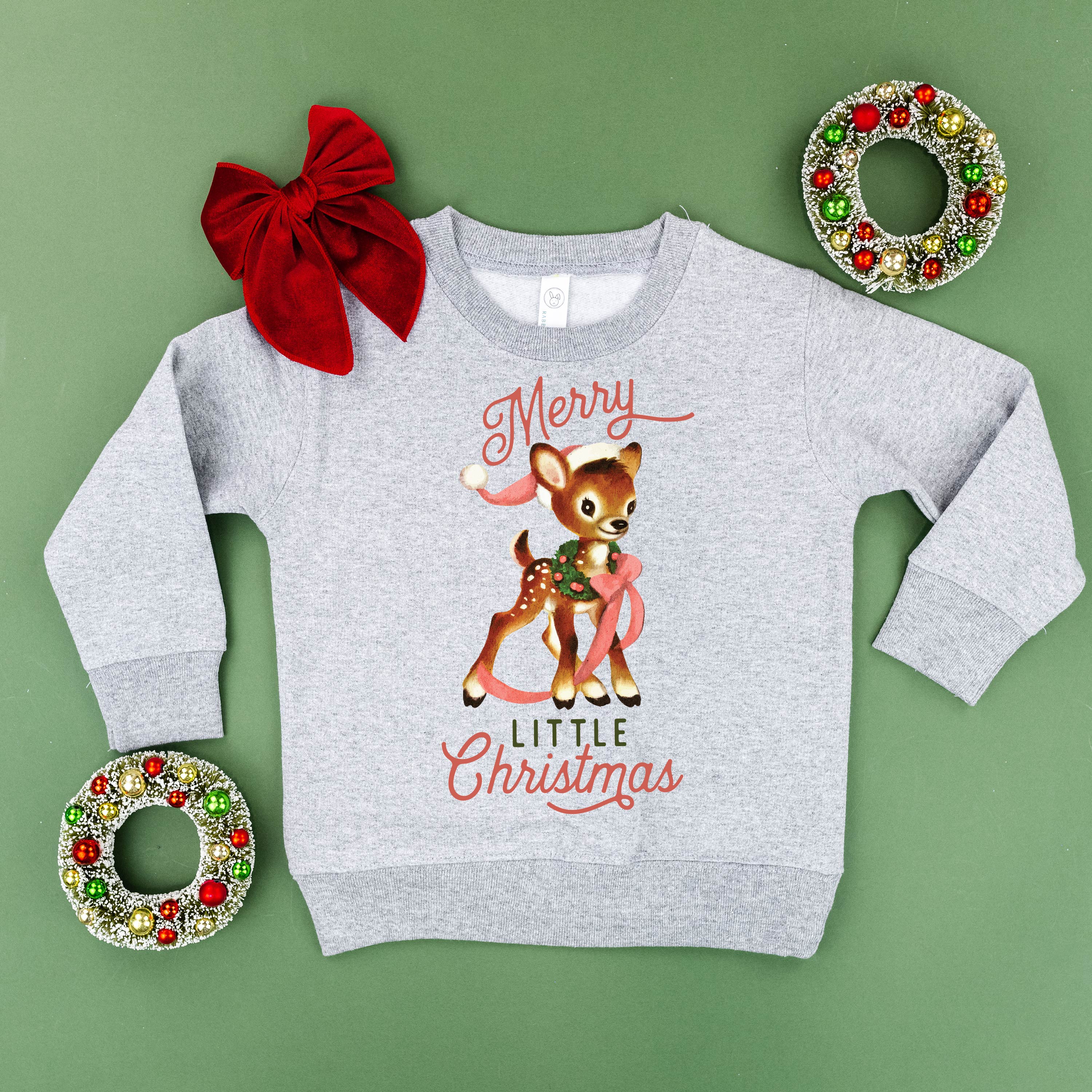 Merry Little Christmas - Child Sweater Little Mama Shirt Shop