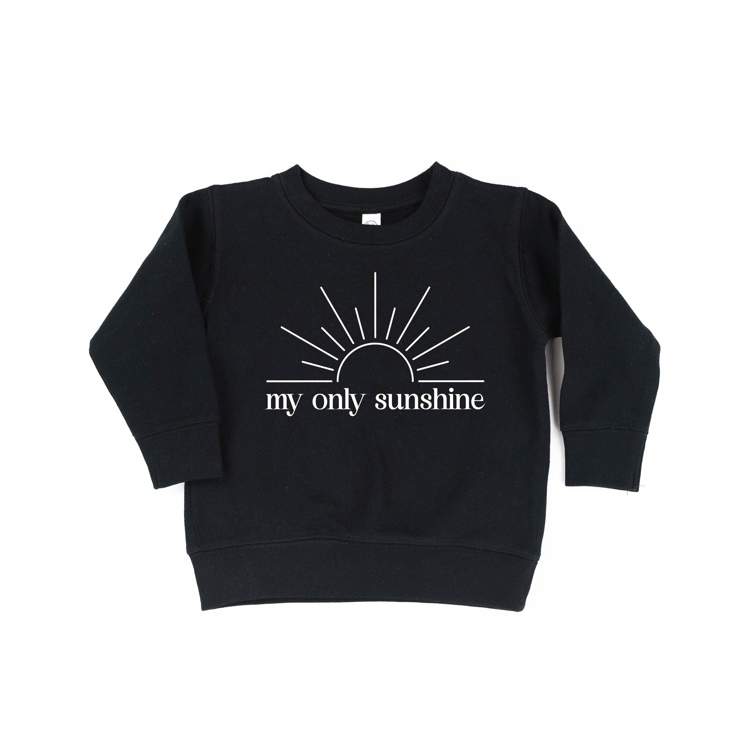 My Only Sunshine w/ Full Sun on Back - Child Sweater Little Mama Shirt Shop