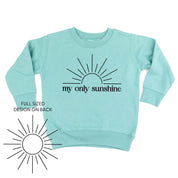 My Only Sunshine w/ Full Sun on Back - Child Sweater Little Mama Shirt Shop
