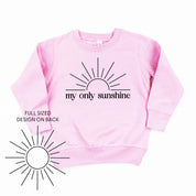 My Only Sunshine w/ Full Sun on Back - Child Sweater Little Mama Shirt Shop