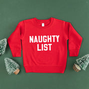 Naughty List - Child Sweater Little Mama Shirt Shop