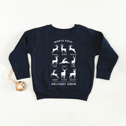 Reindeer - North Pole Delivery Crew - Child Sweater Little Mama Shirt Shop