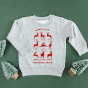 Reindeer - North Pole Delivery Crew - Child Sweater Little Mama Shirt Shop