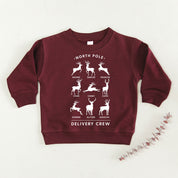 Reindeer - North Pole Delivery Crew - Child Sweater Little Mama Shirt Shop