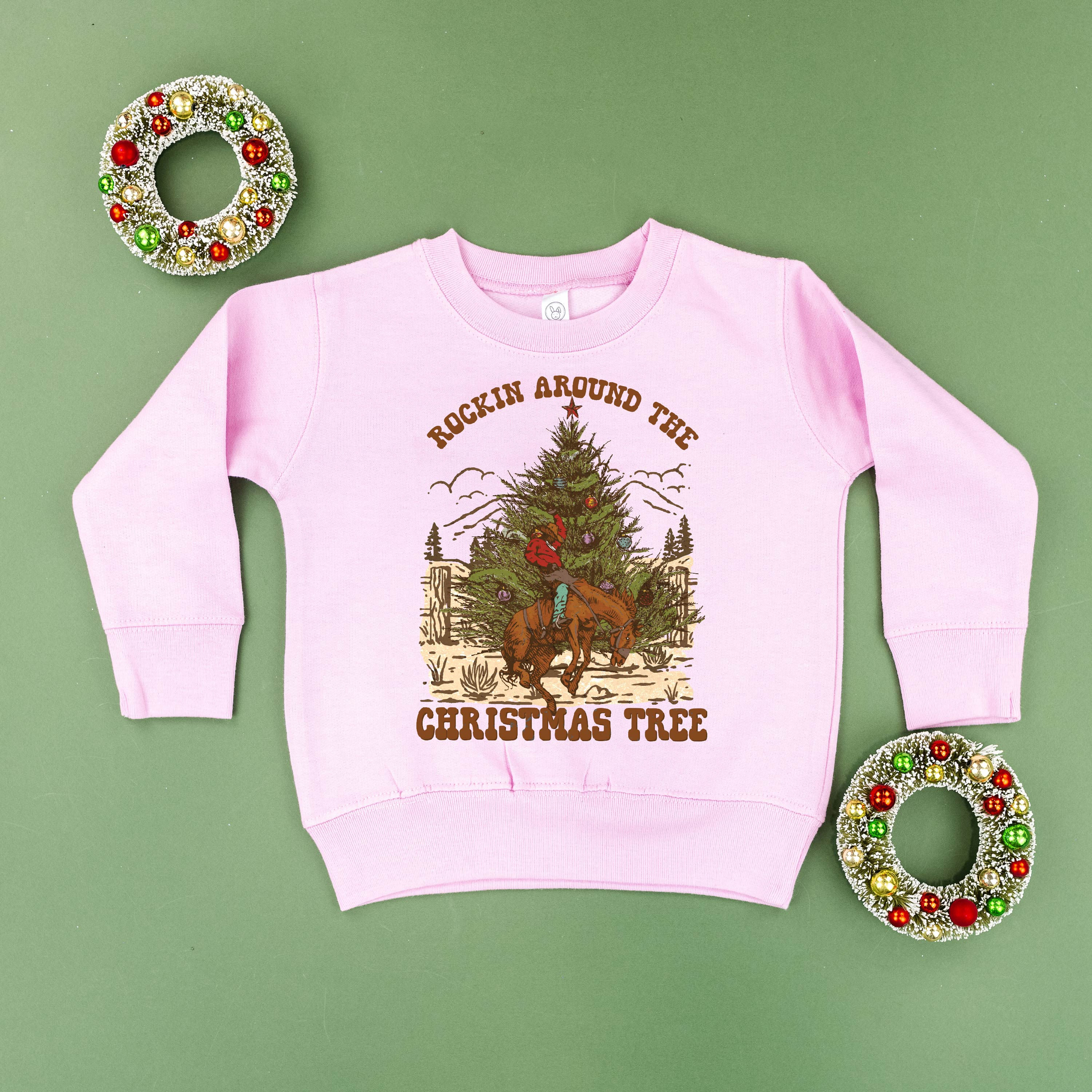 Rockin Around The Christmas Tree - Child Sweater Little Mama Shirt Shop