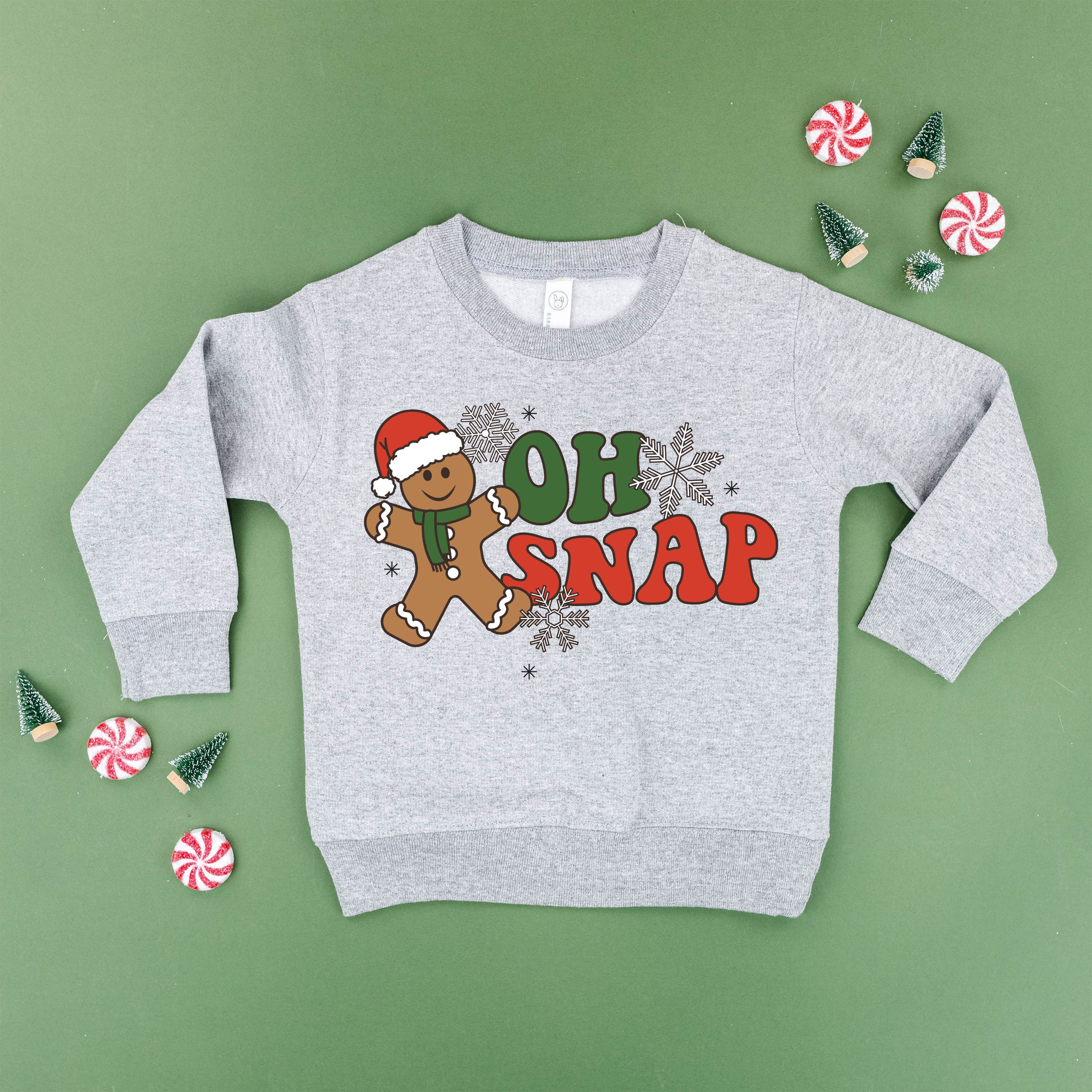 Oh Snap - Gingerbread Man - Child Sweater Little Mama Shirt Shop