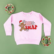 Oh Snap - Gingerbread Man - Child Sweater Little Mama Shirt Shop