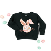 PINK Checkered Bunny - Child Sweater Little Mama Shirt Shop