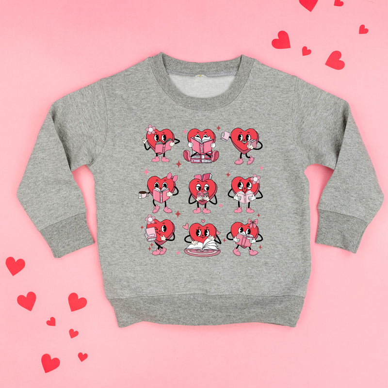 Reading Hearts - Child Sweater