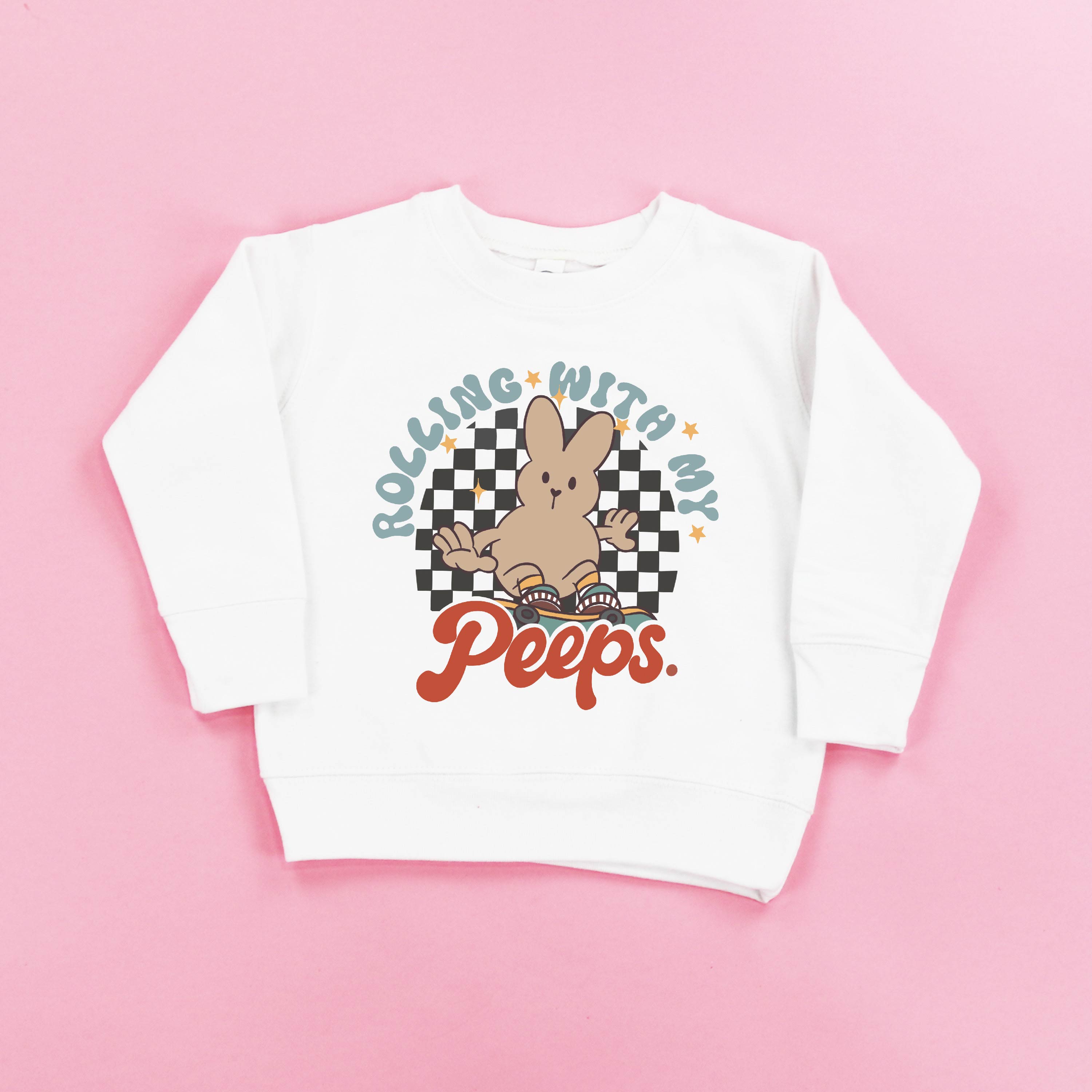 Rolling With My Peeps - Child Sweater Little Mama Shirt Shop