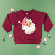 Watercolor Santa - Child Sweater Little Mama Shirt Shop