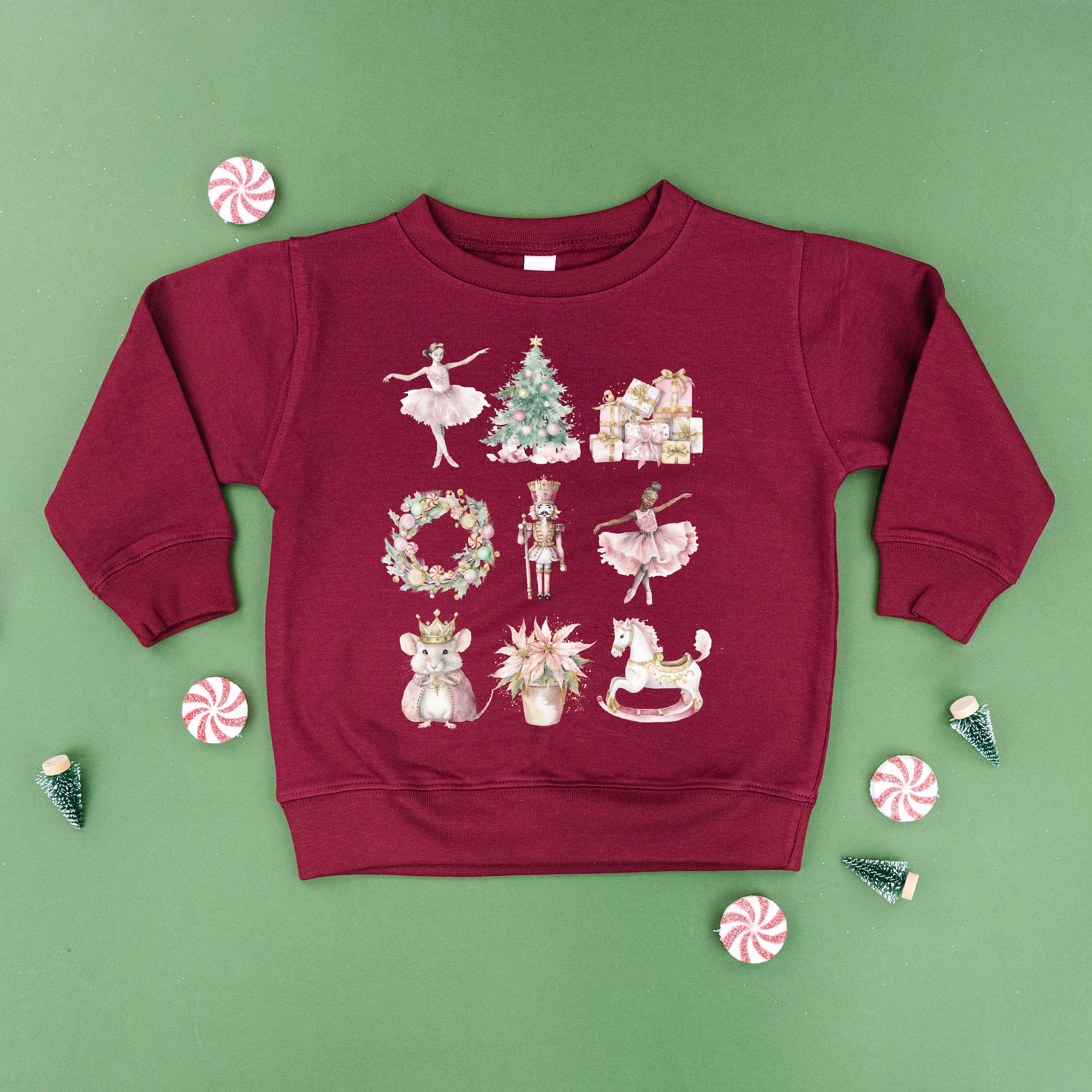 Watercolor Nutcracker - Child Sweater Little Mama Shirt Shop