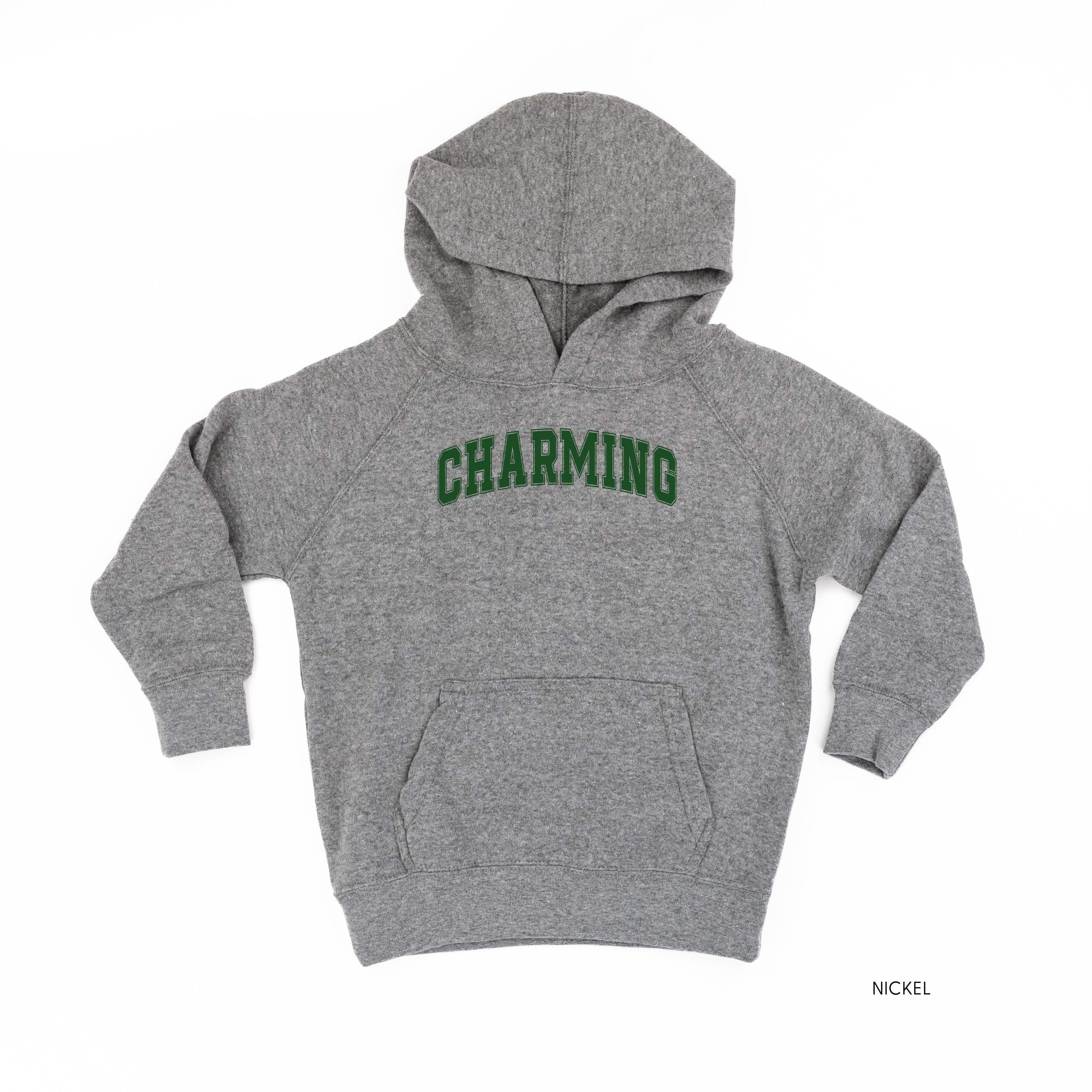 Charming - Varsity Outline - Child HOODIE Little Mama Shirt Shop
