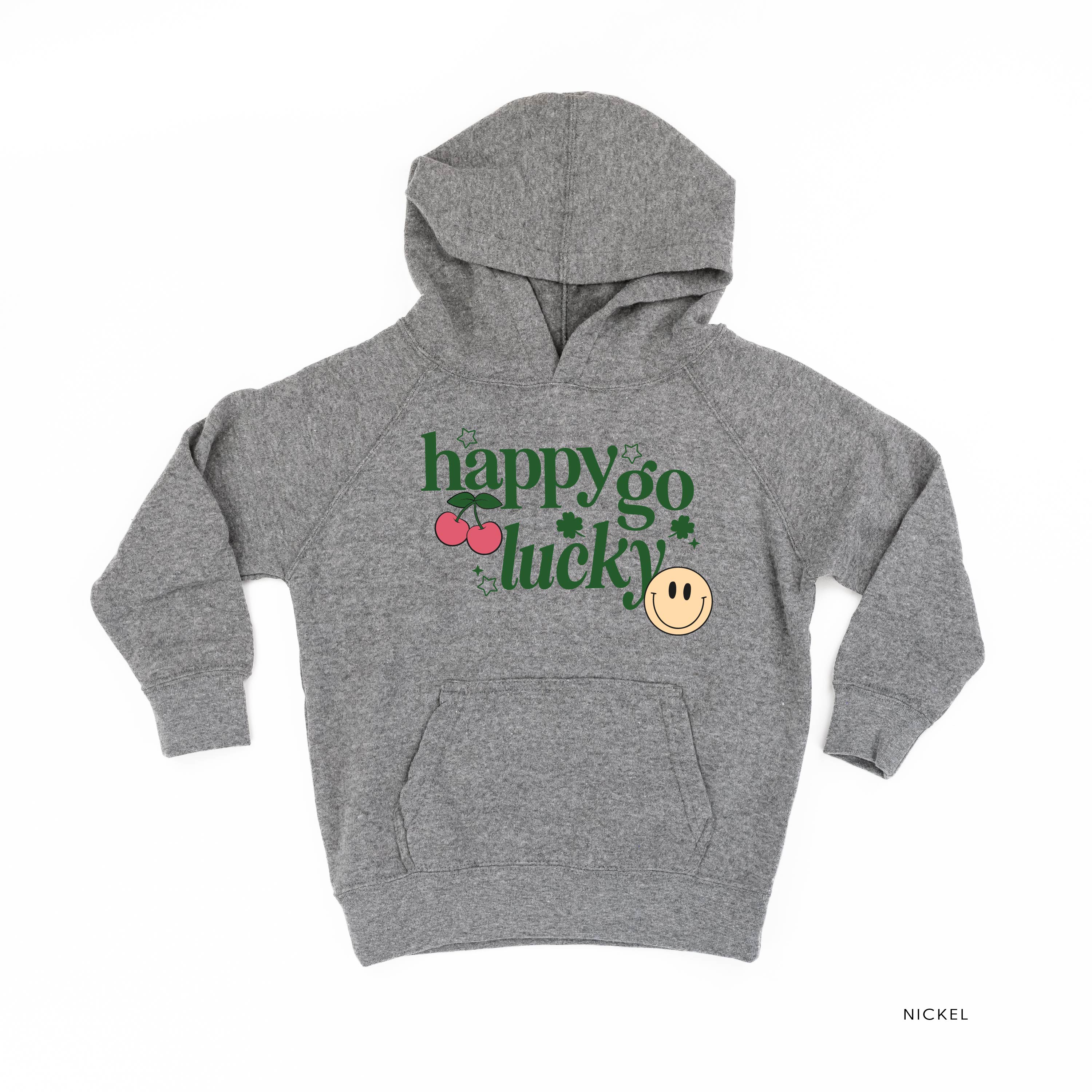 Happy Go Lucky - Child Nickel HOODIE Little Mama Shirt Shop
