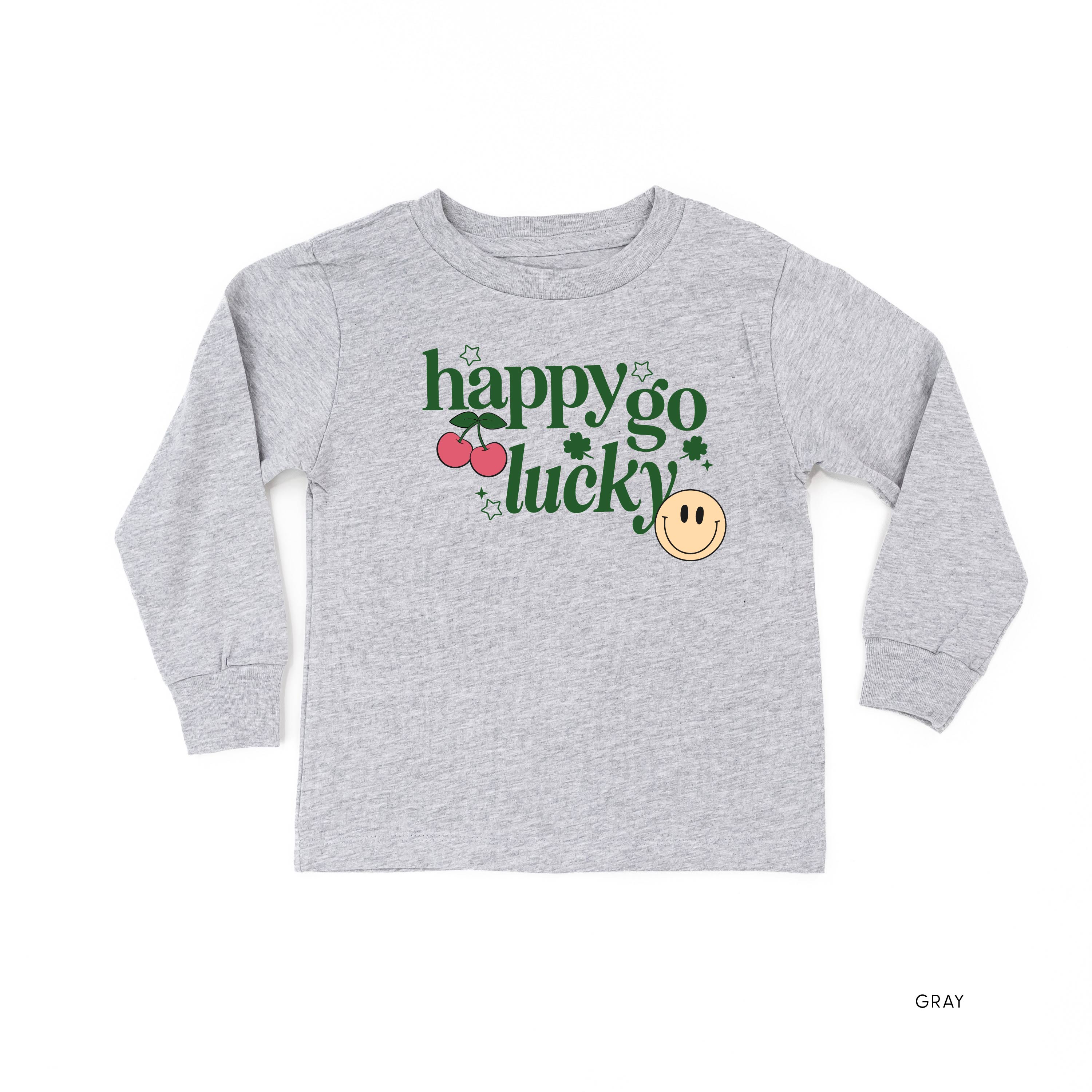 Happy Go Lucky - Child Long Sleeve Tee Little Mama Shirt Shop