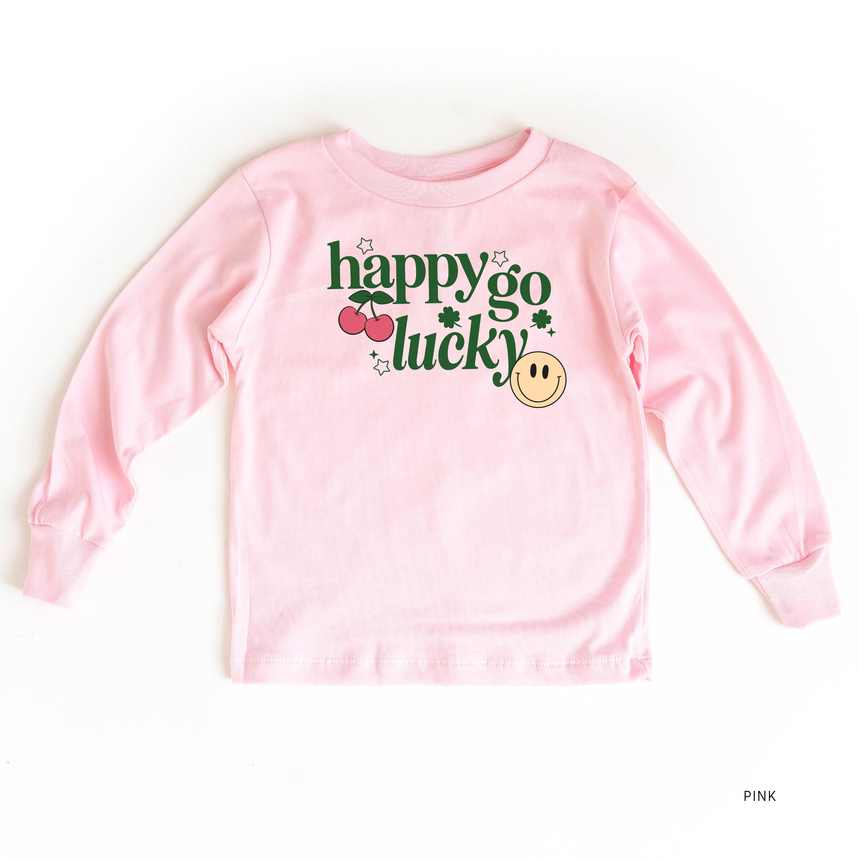 Happy Go Lucky - Child Long Sleeve Tee Little Mama Shirt Shop