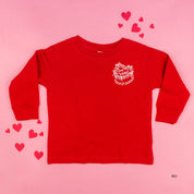Love Is Sweet (pocket) - Child Long Sleeve Tee Little Mama Shirt Shop