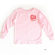 Love Is Sweet (pocket) - Child Long Sleeve Tee Little Mama Shirt Shop