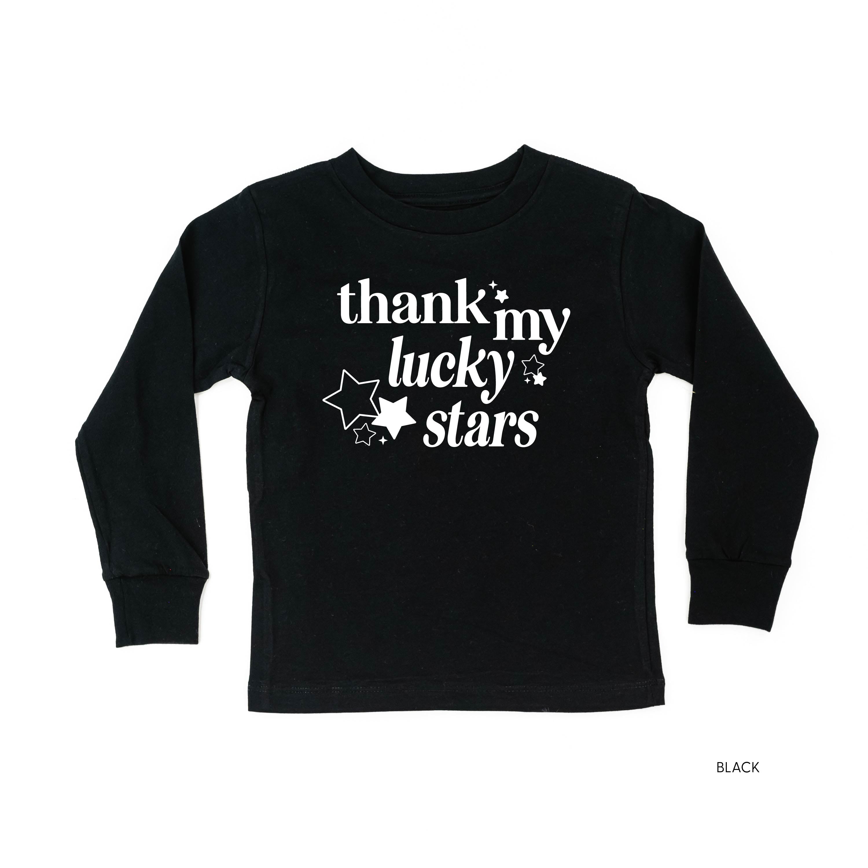 Thank My Lucky Stars (f&bd) - Child LONG SLEEVE Tee Little Mama Shirt Shop