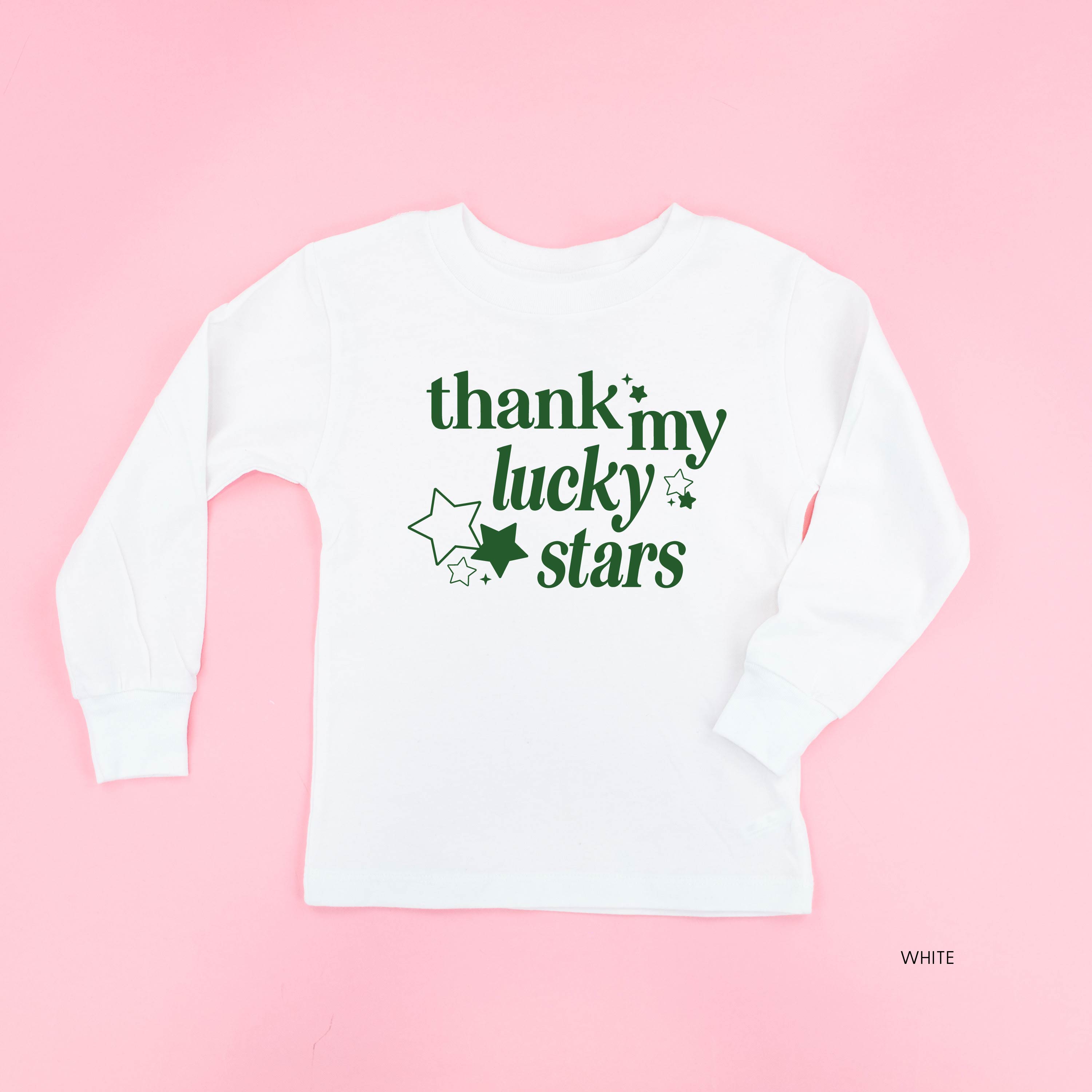 Thank My Lucky Stars (f&bd) - Child LONG SLEEVE Tee Little Mama Shirt Shop