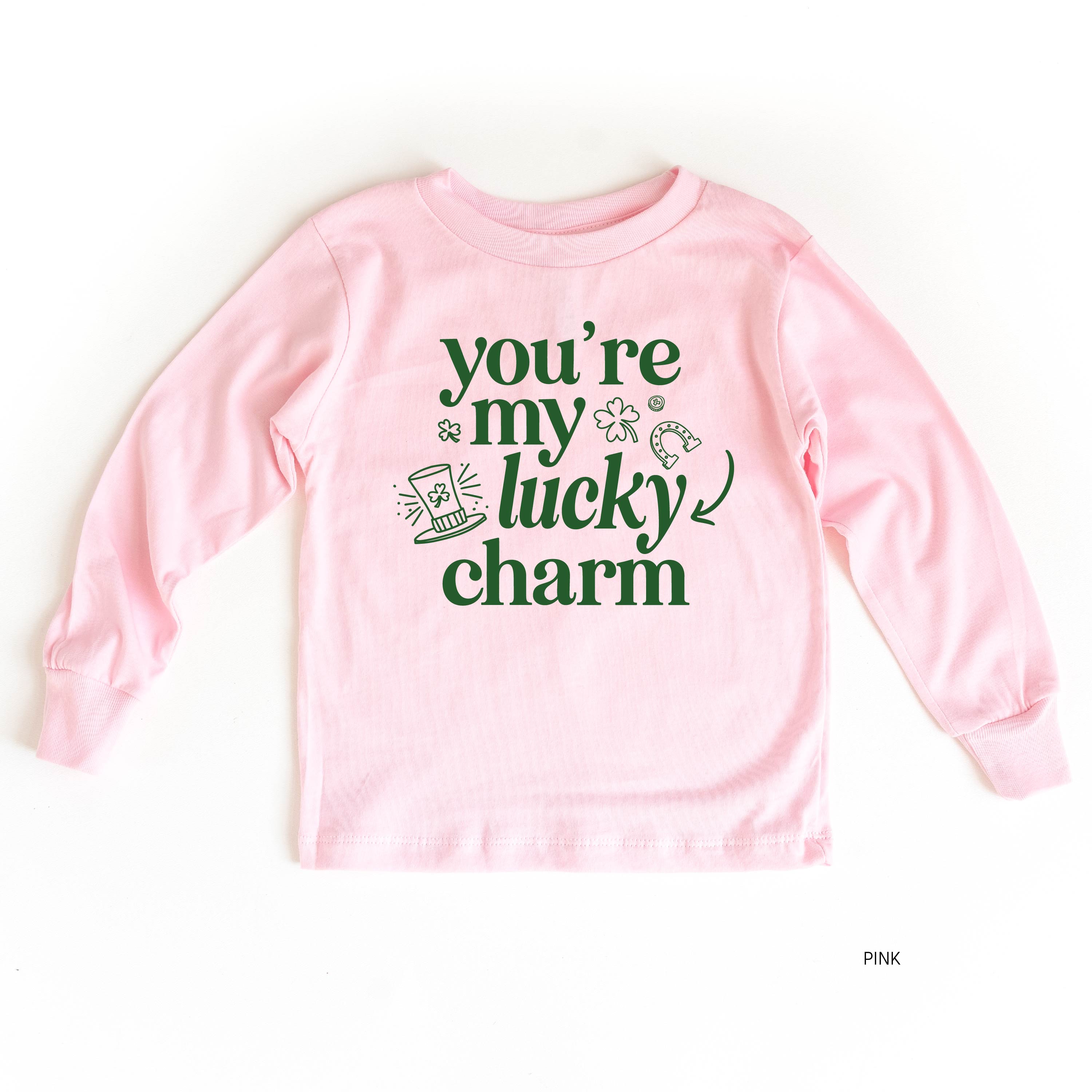 You're My Lucky Charm - Child Long Sleeve Tee Little Mama Shirt Shop