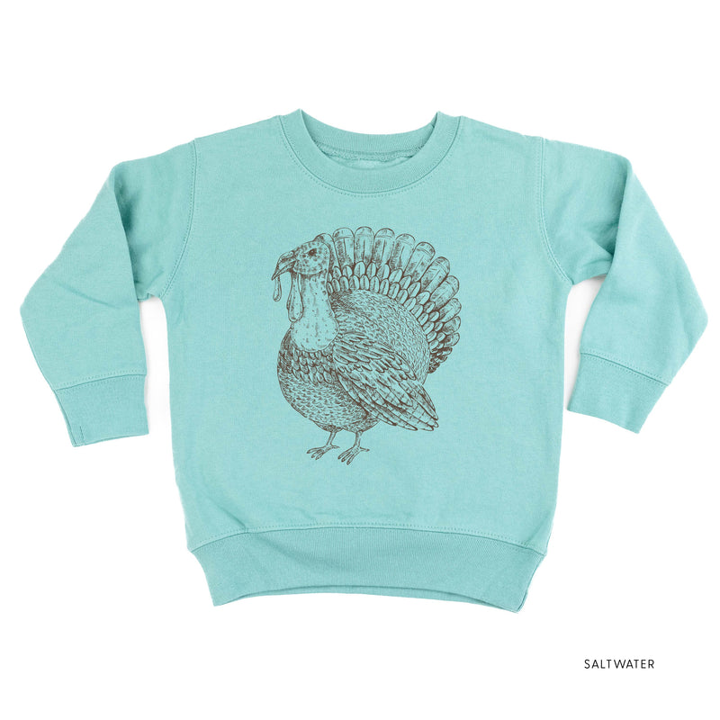 Thanksgiving Turkey Sketch - Child Sweater