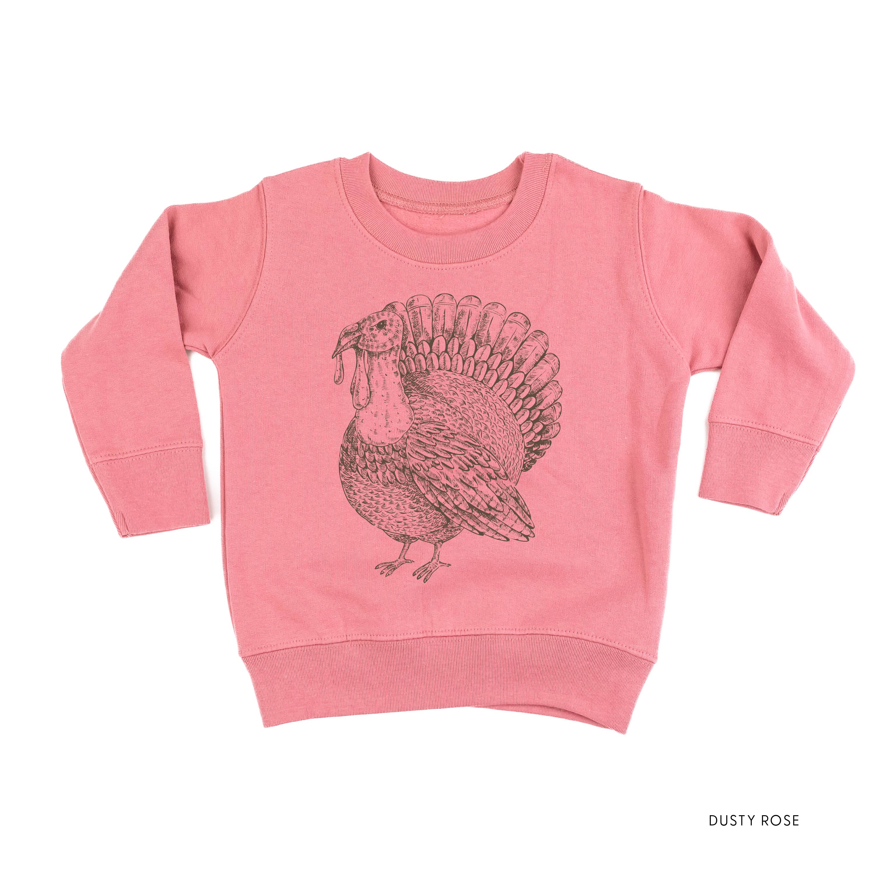 Thanksgiving Turkey Sketch - Child Sweater Little Mama Shirt Shop