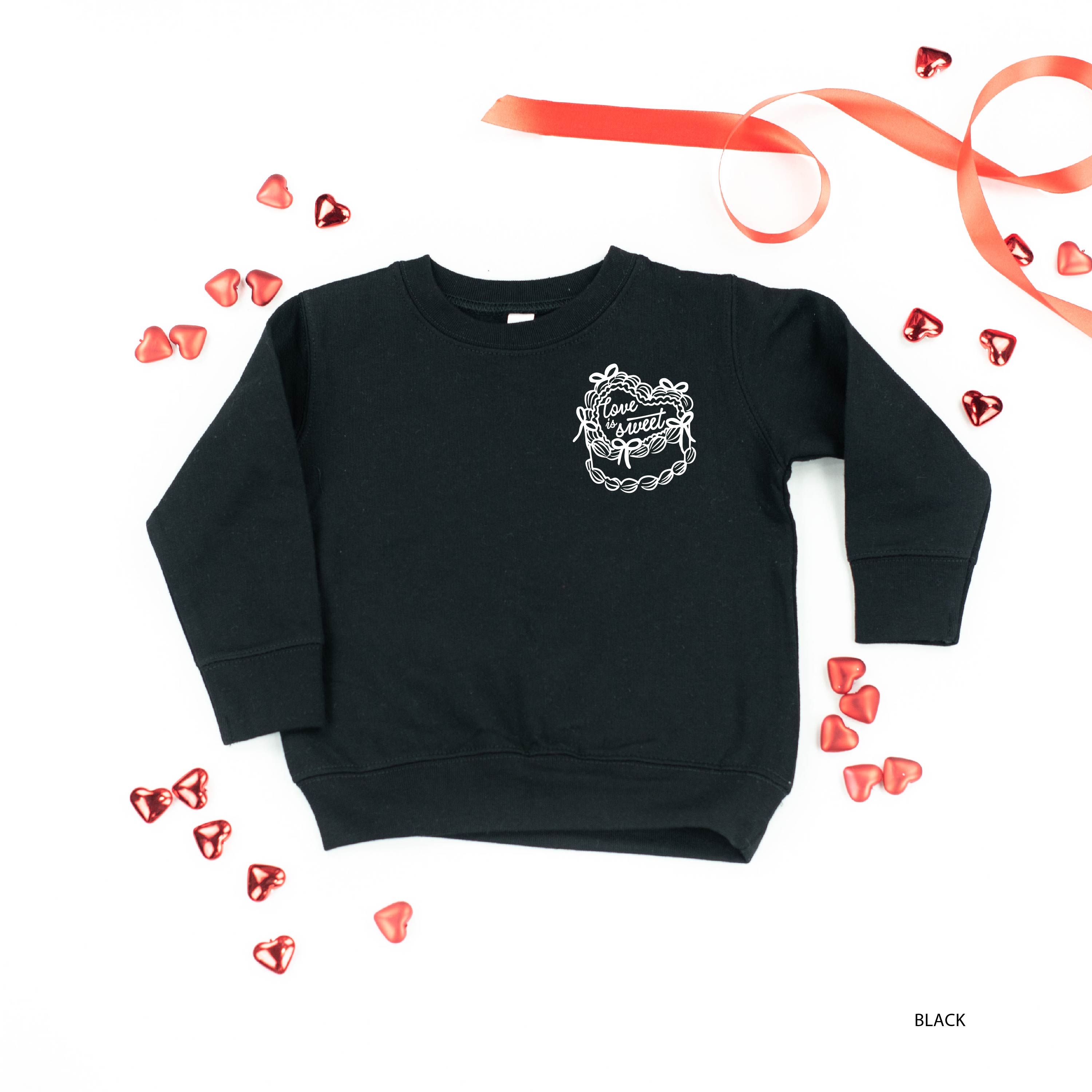 Love Is Sweet (pocket) - Child Sweater Little Mama Shirt Shop