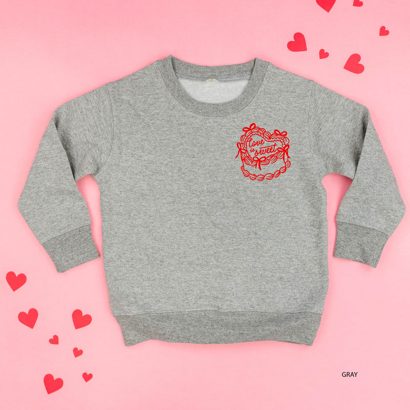 Love Is Sweet (pocket) - Child Sweater