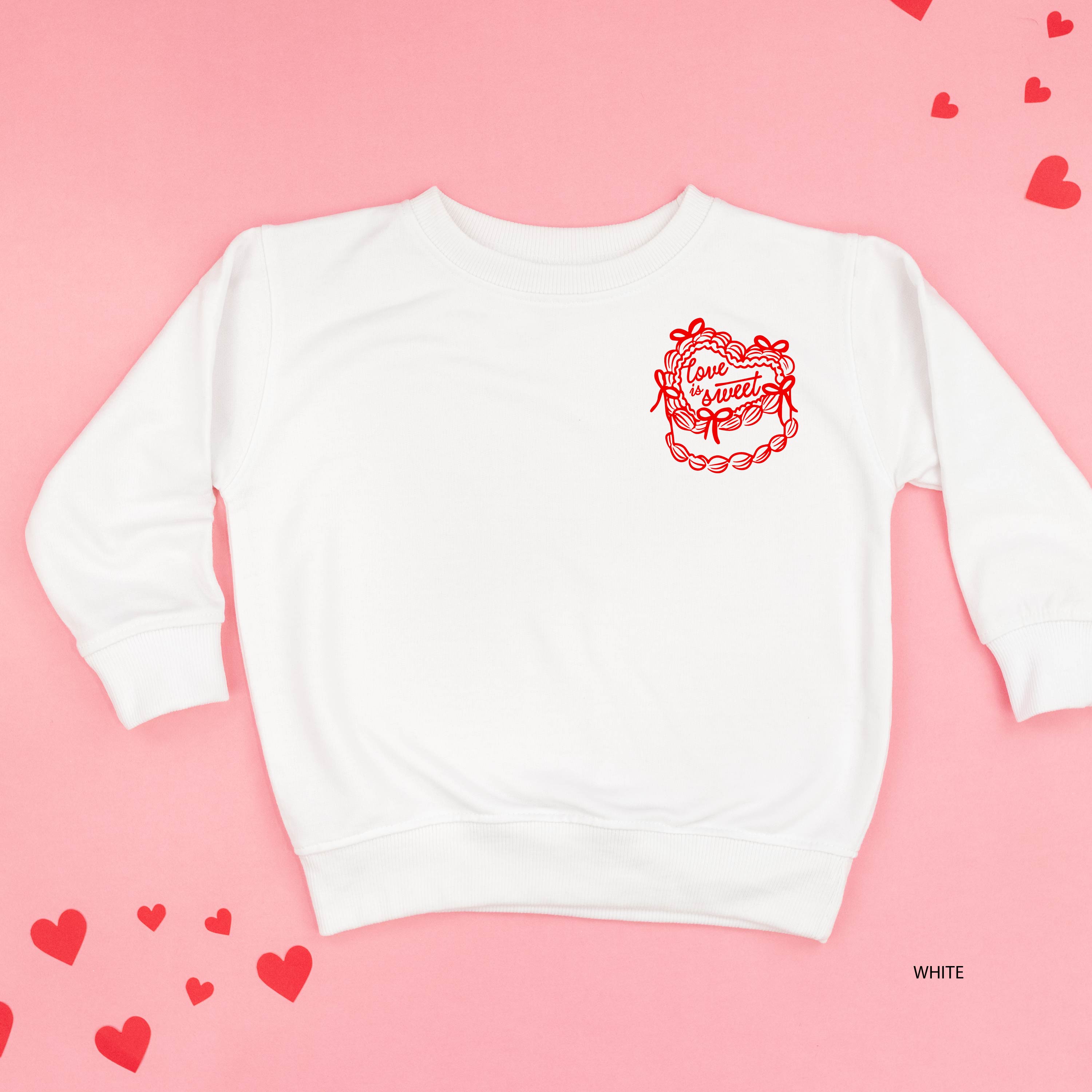 Love Is Sweet (pocket) - Child Sweater Little Mama Shirt Shop