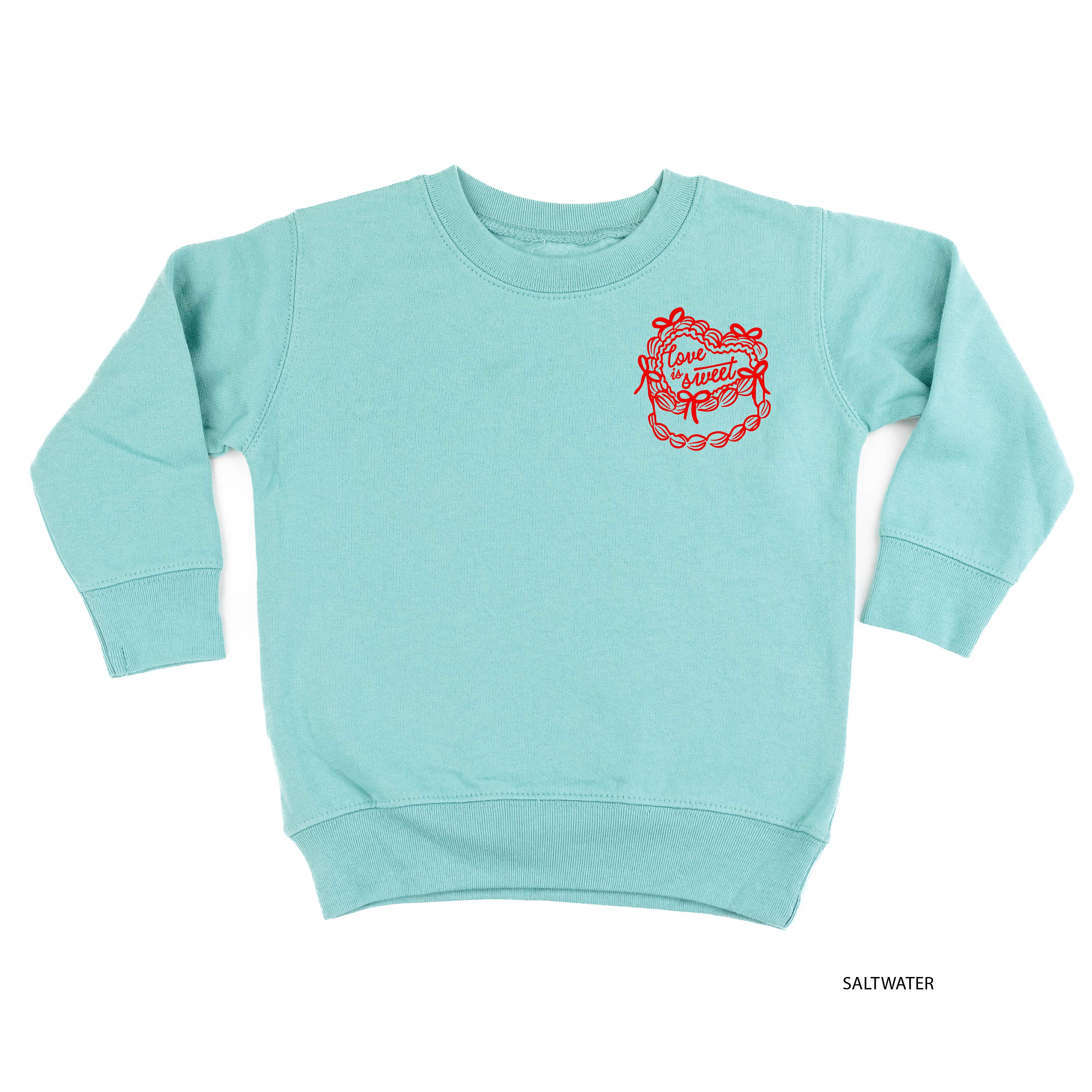 Love Is Sweet (pocket) - Child Sweater Little Mama Shirt Shop