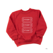 Ticket To My Heart - Child Sweater Little Mama Shirt Shop