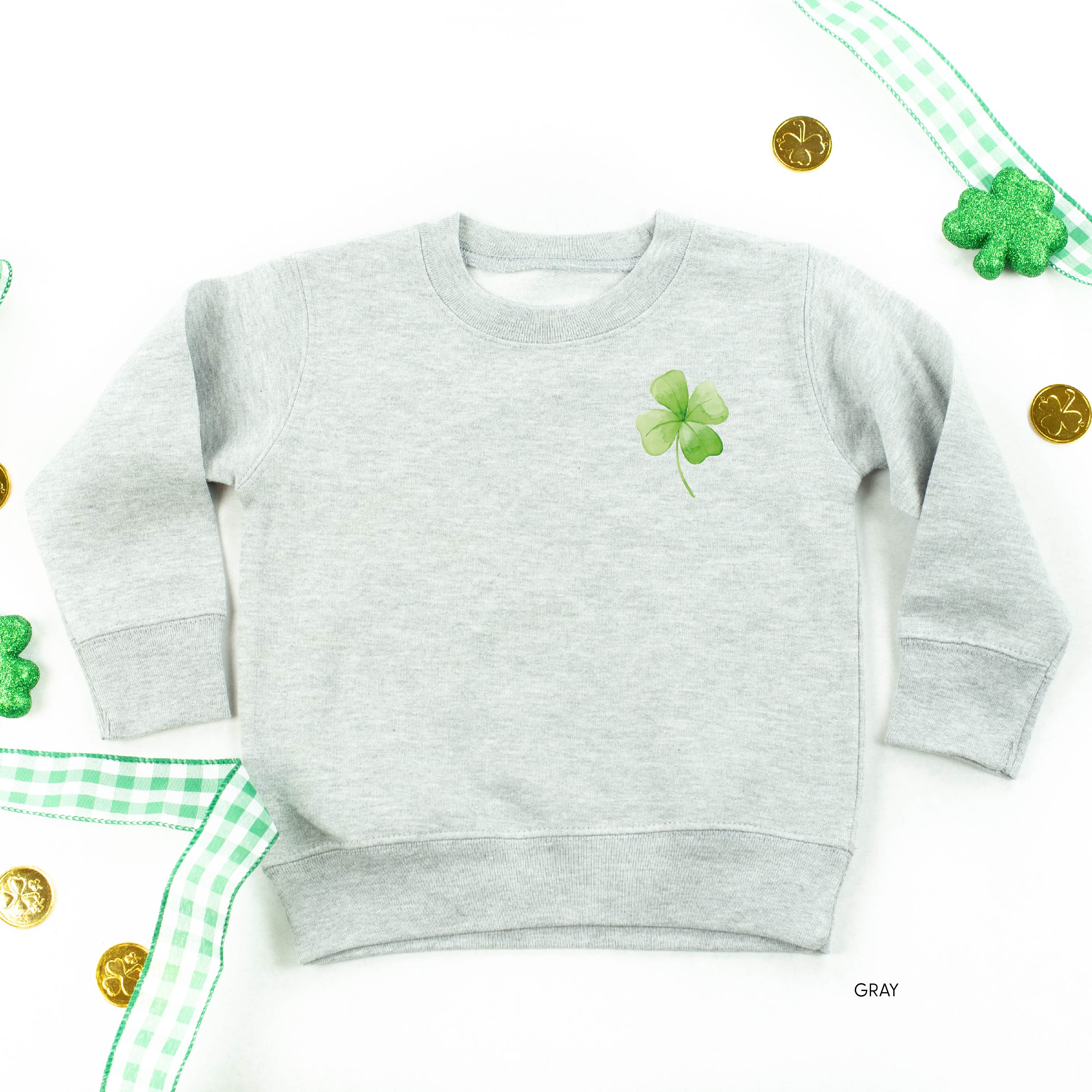 Watercolor Lucky You (pf&b) - Child Sweater Little Mama Shirt Shop