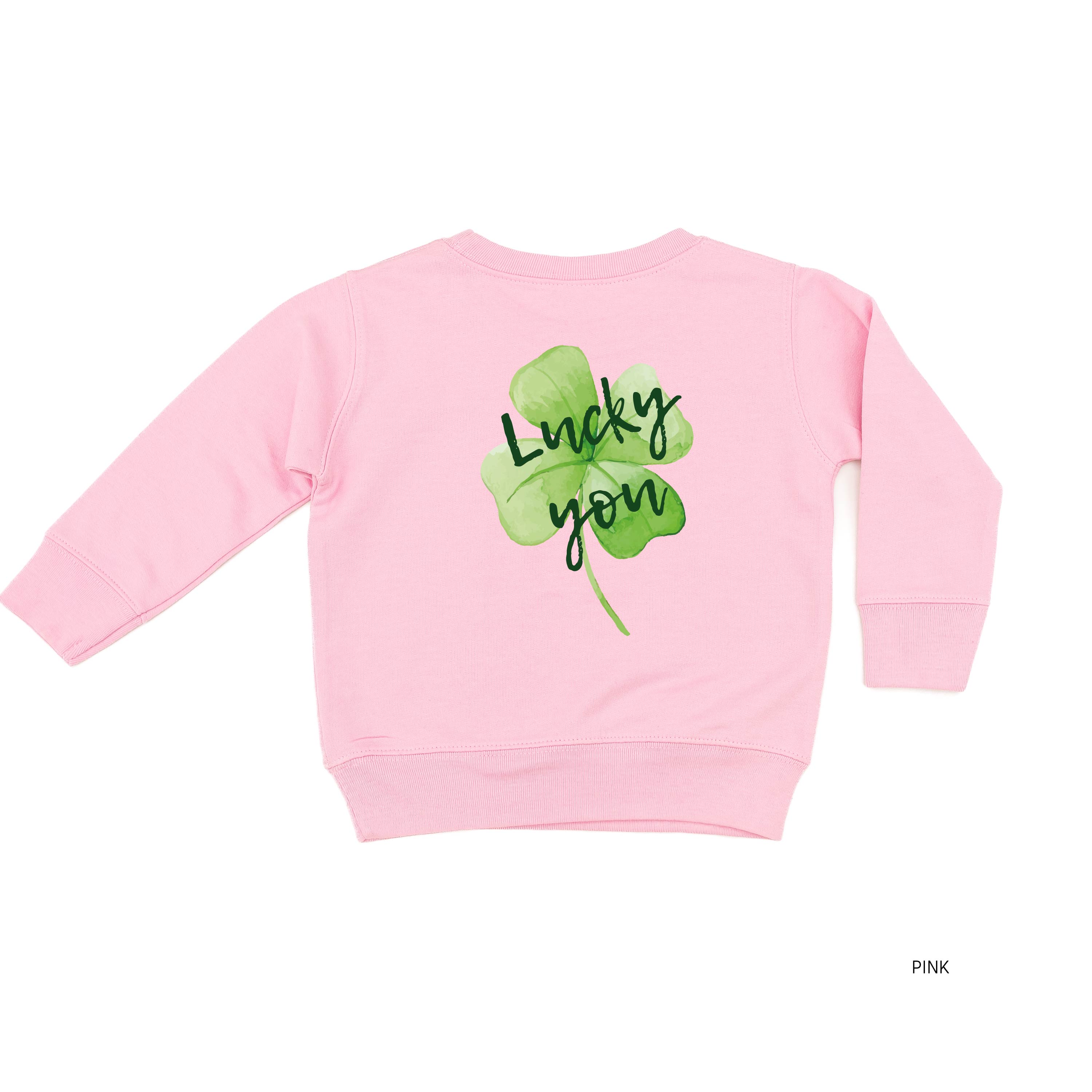 Watercolor Lucky You (pf&b) - Child Sweater Little Mama Shirt Shop