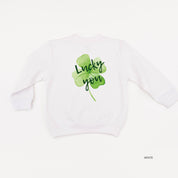 Watercolor Lucky You (pf&b) - Child Sweater Little Mama Shirt Shop