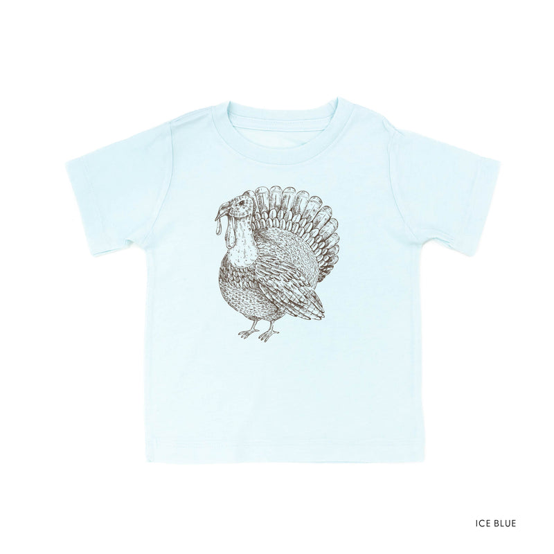 Thanksgiving Turkey Sketch - Child Tee