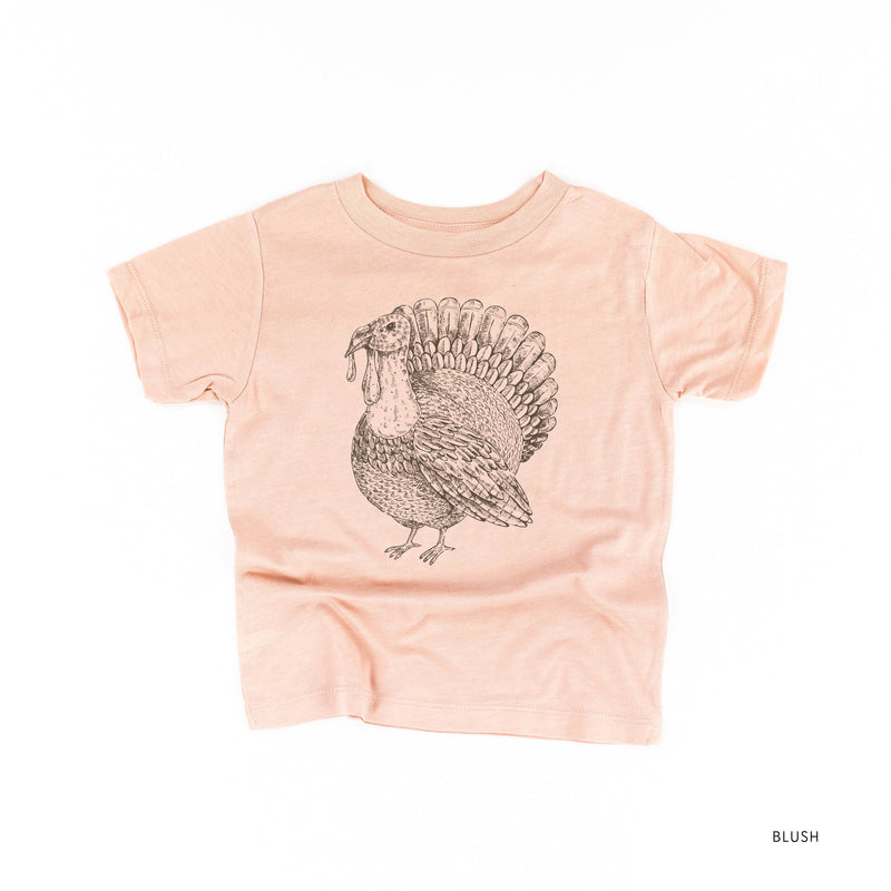 Thanksgiving Turkey Sketch - Child Tee