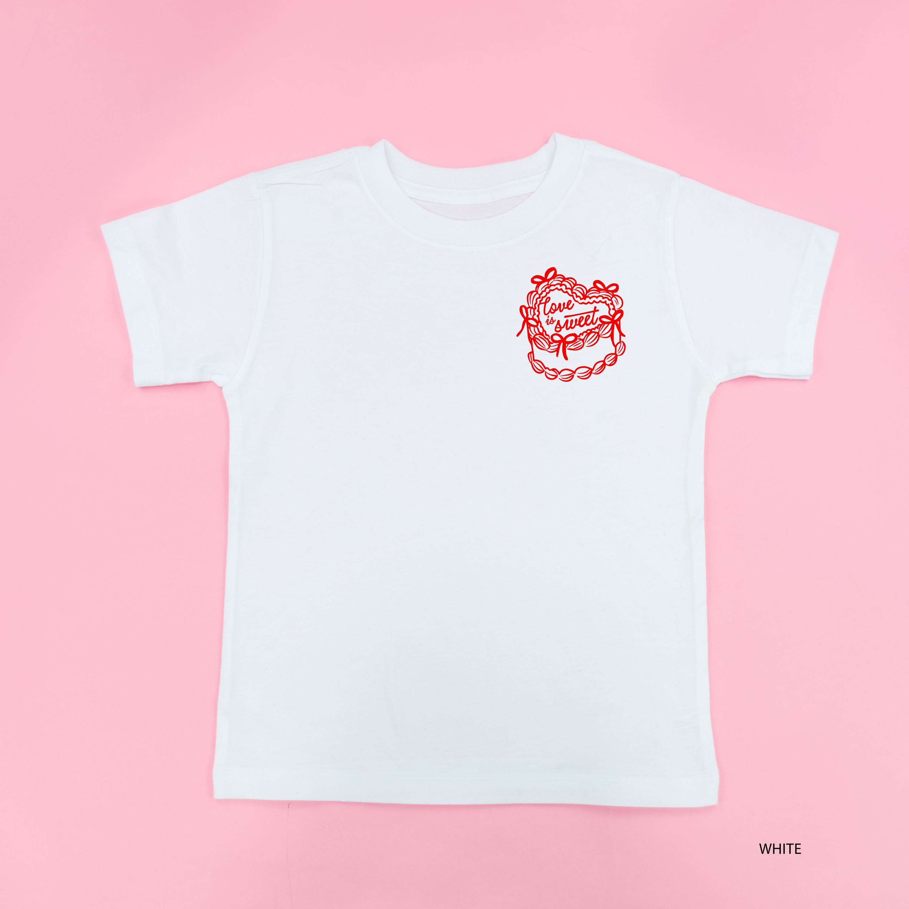 Love Is Sweet (pocket) - Child Tee Little Mama Shirt Shop