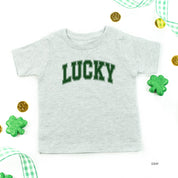Lucky - Varsity Outline - Child Tee Little Mama Shirt Shop